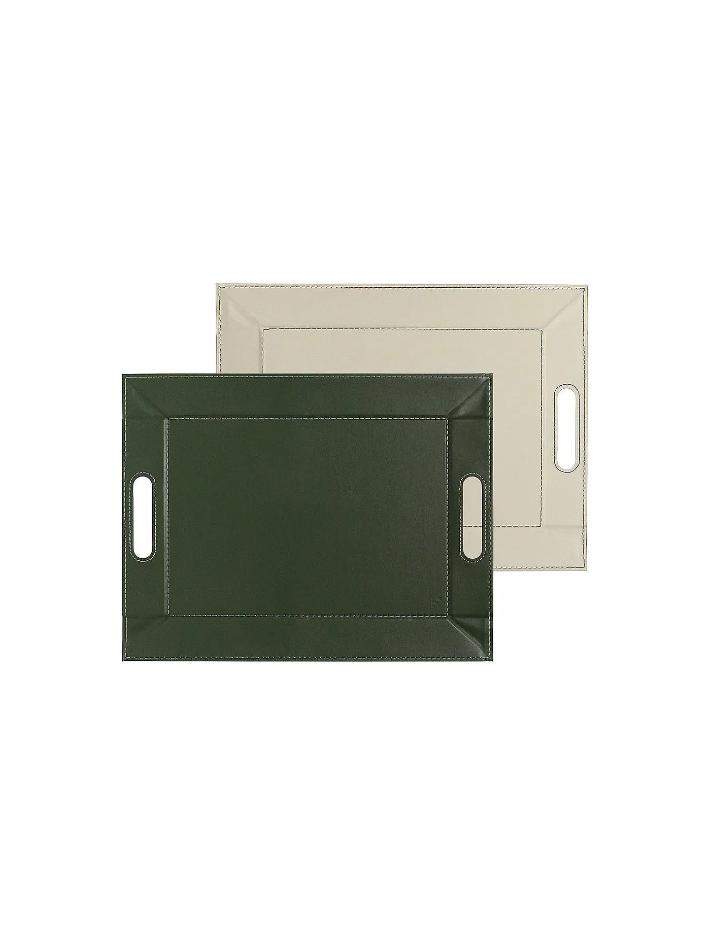 FREEFORM | Wendetablett 45x35cm Oliv/Elfenbein | 